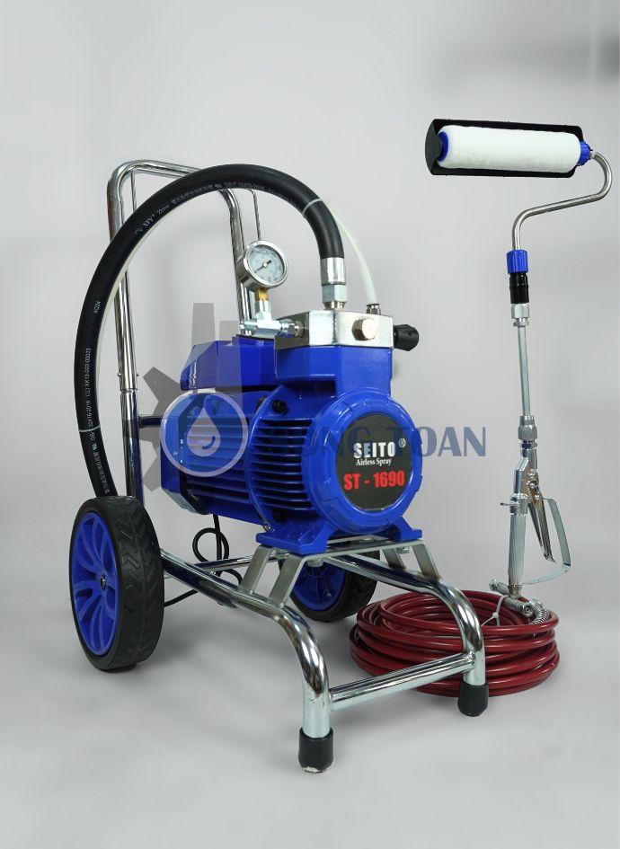 máy phun sơn nước, sơn dầu, phun bột loãng